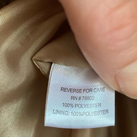 Erin London Faux Leather Snake Texture Blazer SZ S - Picture 3 of 5